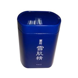 चीन ब्लू रंग मुद्रित चाय कॉफी चीनी पर शीर्ष भंडारण बॉक्स इनर ढक्कन के साथ कनस्तरों आपूर्तिकर्ता