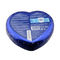 Baci चॉकलेट डब्बे दिल के आकार का धातु के साथ आधार ब्लू रंग कर सकते हैं आपूर्तिकर्ता