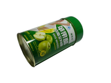 चीन धातु टिन खाद्य ढक्कन / कवर के साथ कंटेनर हरे दौर की पैकेजिंग फैक्टरी
