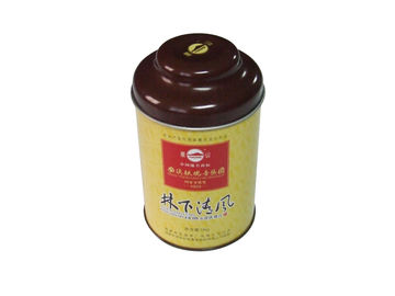 चीन गोल आकार के साथ अनुकूलित टिन चाय कनस्तर / Tieguanyin चाय पैकेजिंग बॉक्स फैक्टरी